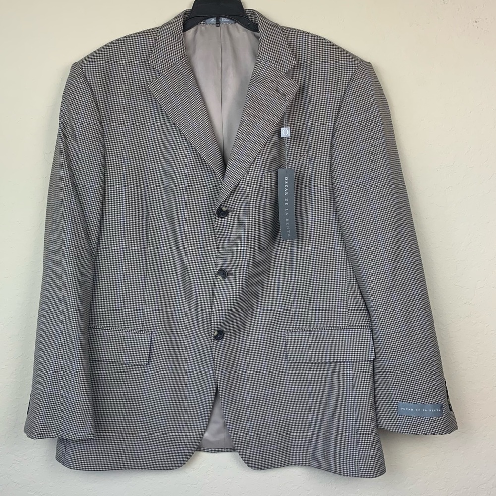 NWT Oscar de la Renta wool vintage blazer, Size 42R